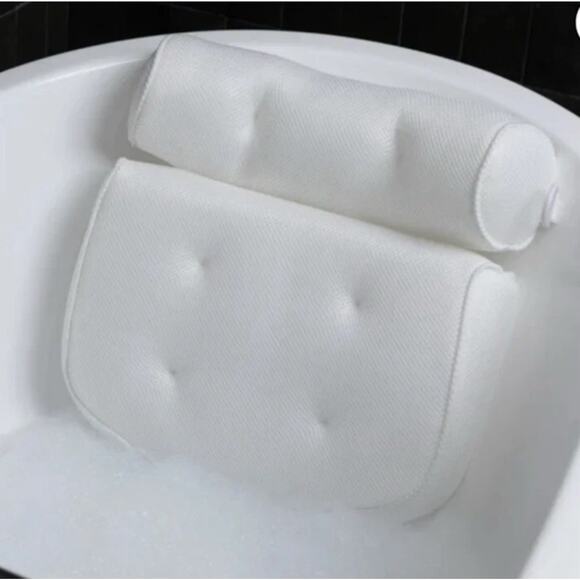 Hi Peach Layne Comfort Cloud Bath Pillow, White NEW!! - Picture 1 of 5